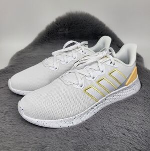 Adidas Woman's Puremotion SE 'White Gold Metallic' Running Shoes